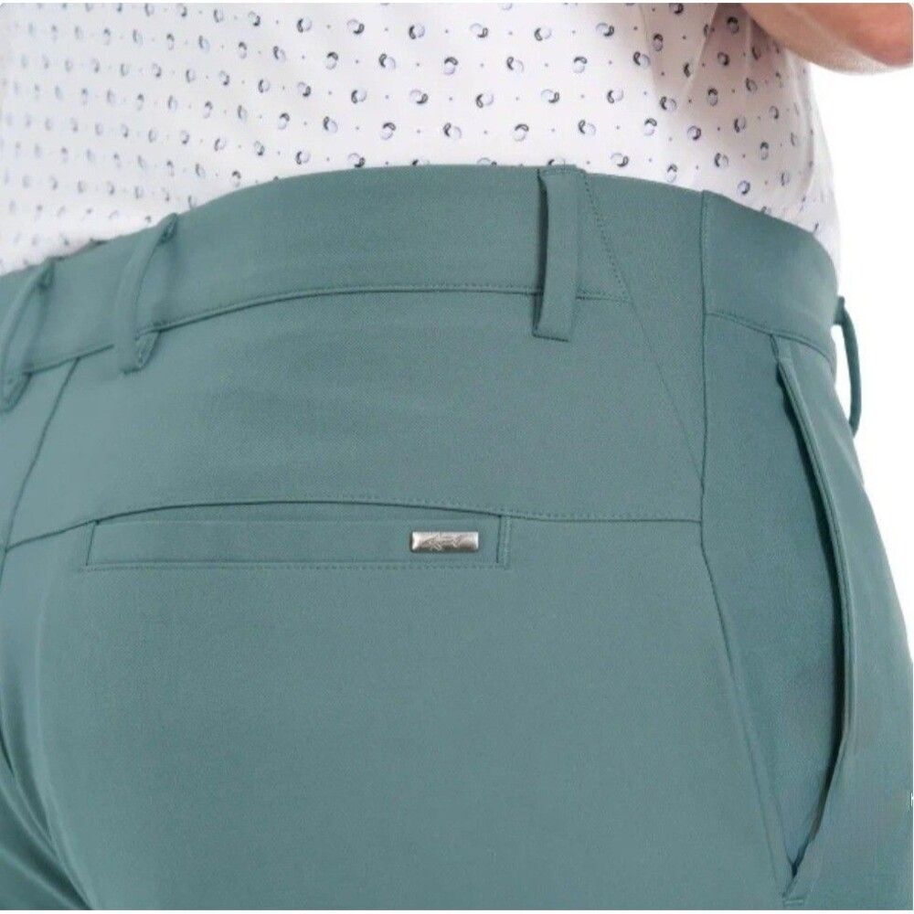 Greg Norman Men's 40x32 Luxe Performance Stretch Pants ML75 Flex Waistband Green - Picture 4 of 12
